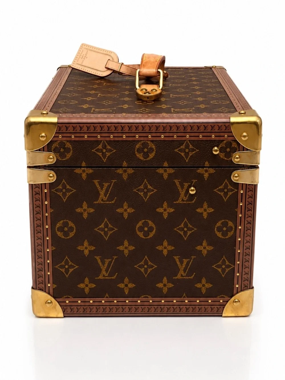 Authentic Louis Vuitton Boite Buteille Monogram Makeup Vanity Hard Case
